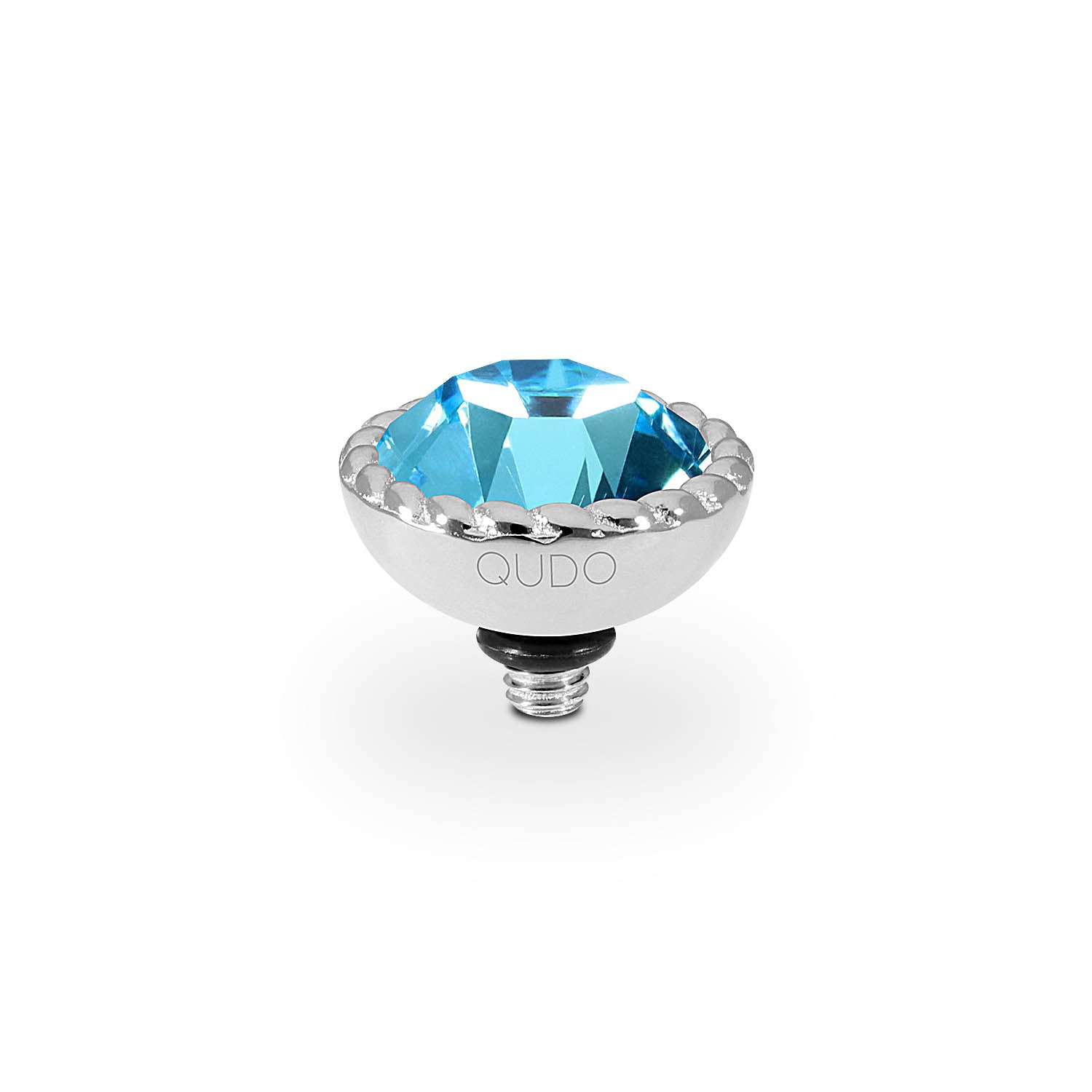 Bocconi Top 0.43" - Silver aquamarine