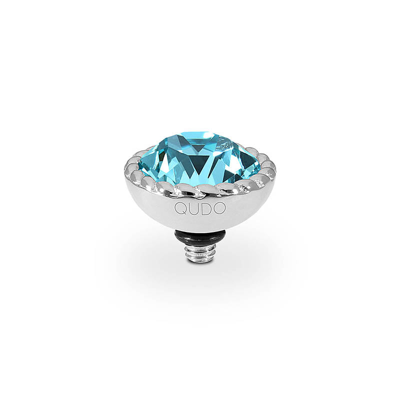 Bocconi Top 0.43" - Silver Light Turquoise