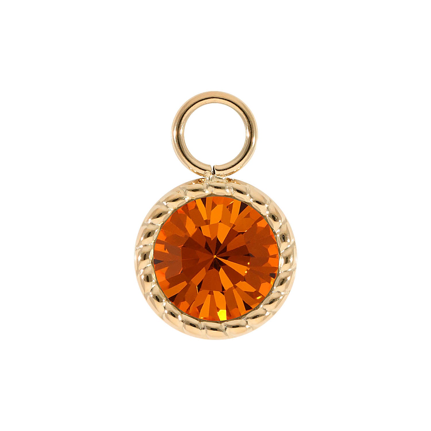 Bocconi Charm 0.43" - Gold sun