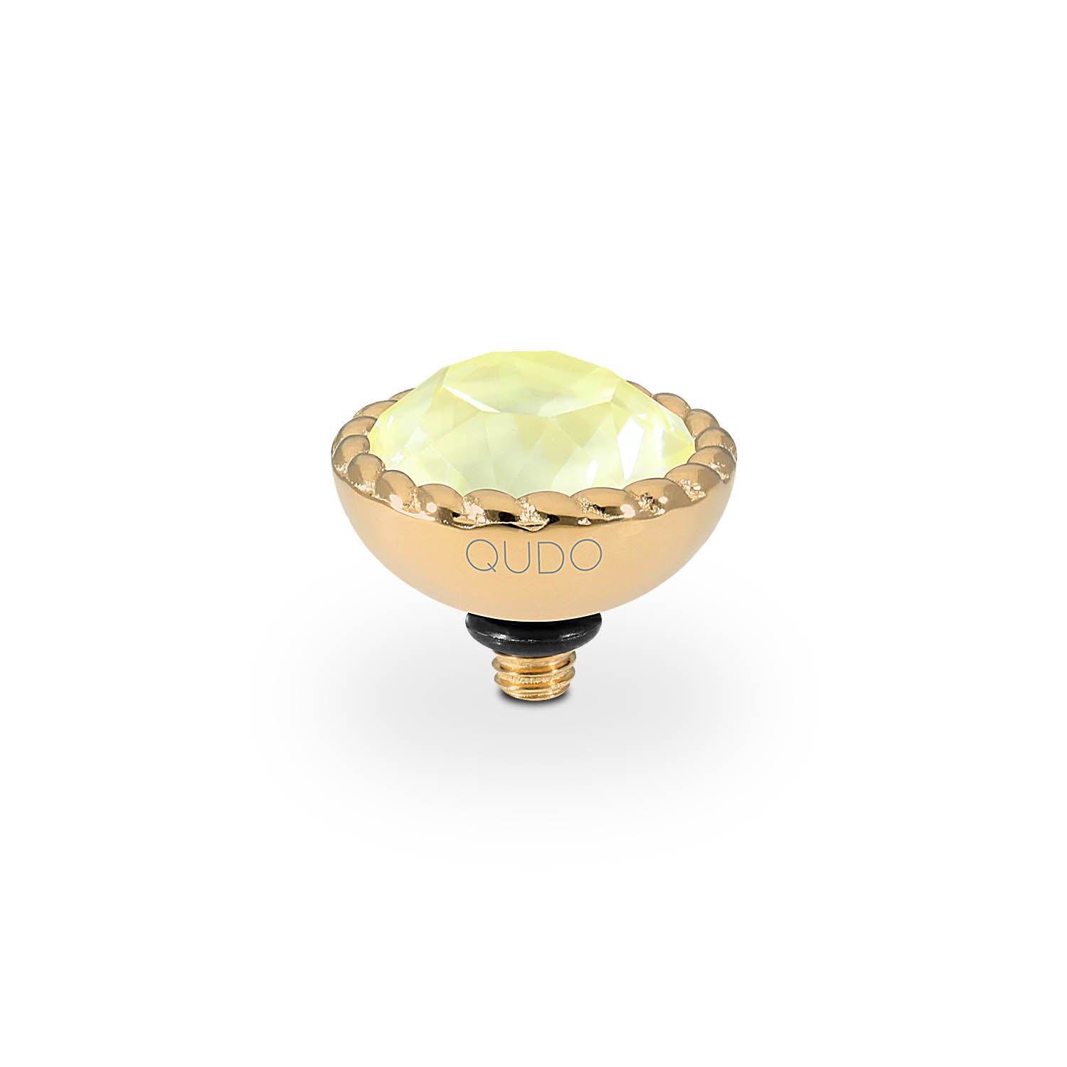 Bocconi Top 0.43" - Gold crystal soft yellow ignite