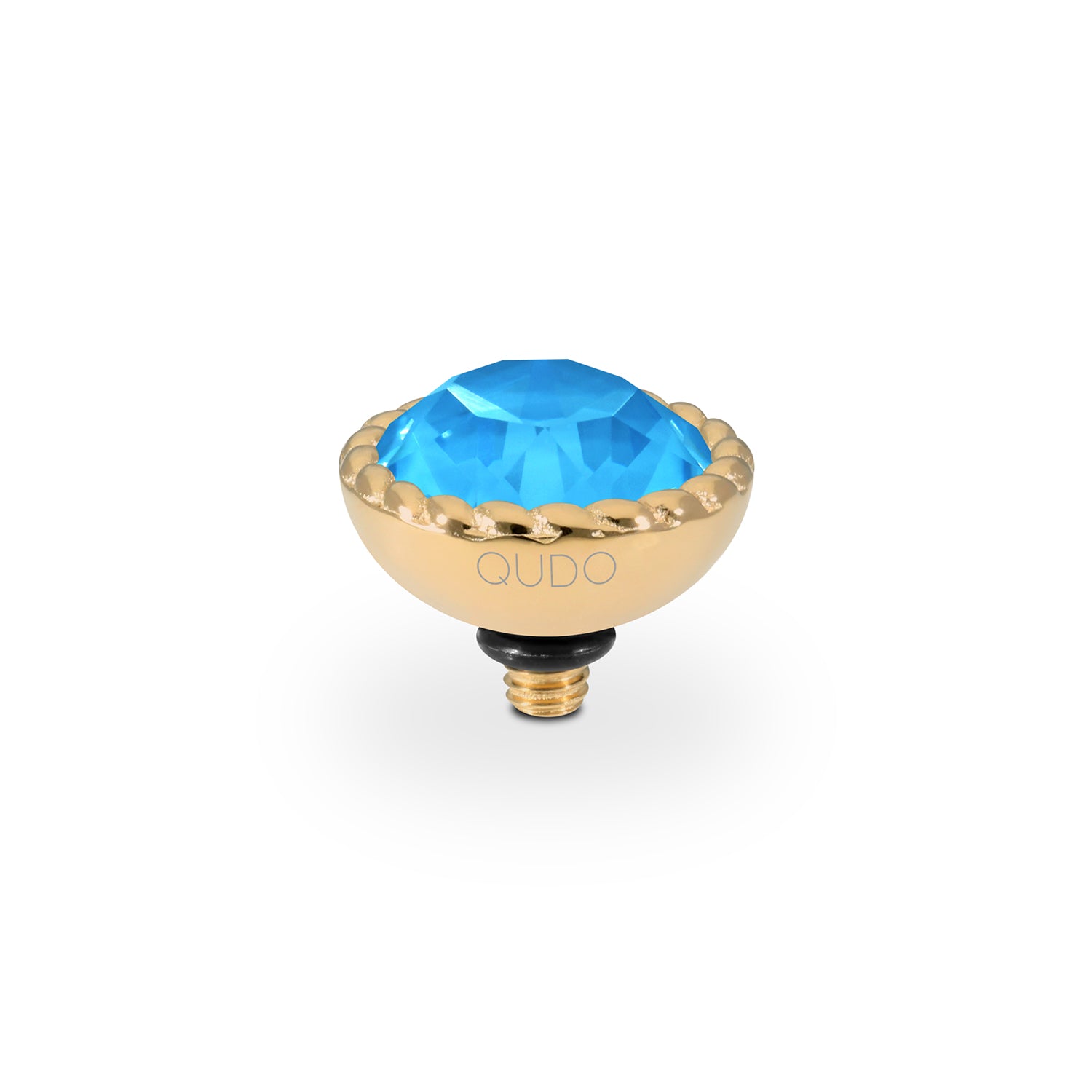 Bocconi Top 0.43" - Gold Crystal Electric Blue Ignite