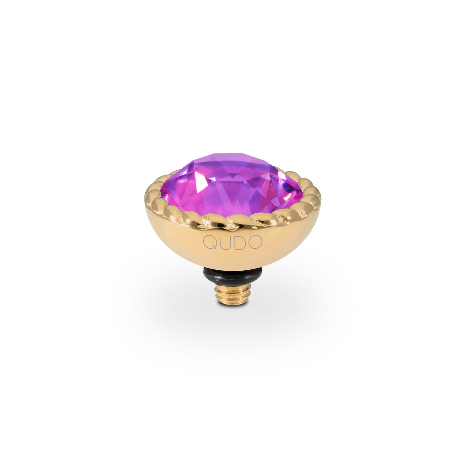 Bocconi Top 0.43" - Gold Crystal Electric Violet Ignite