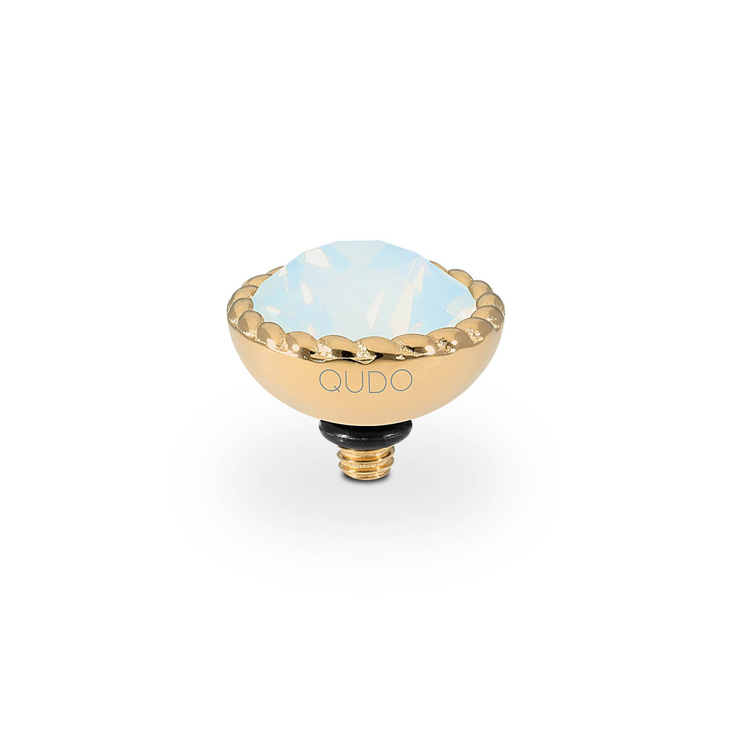 Bocconi Top 0.43" - Gold white opal