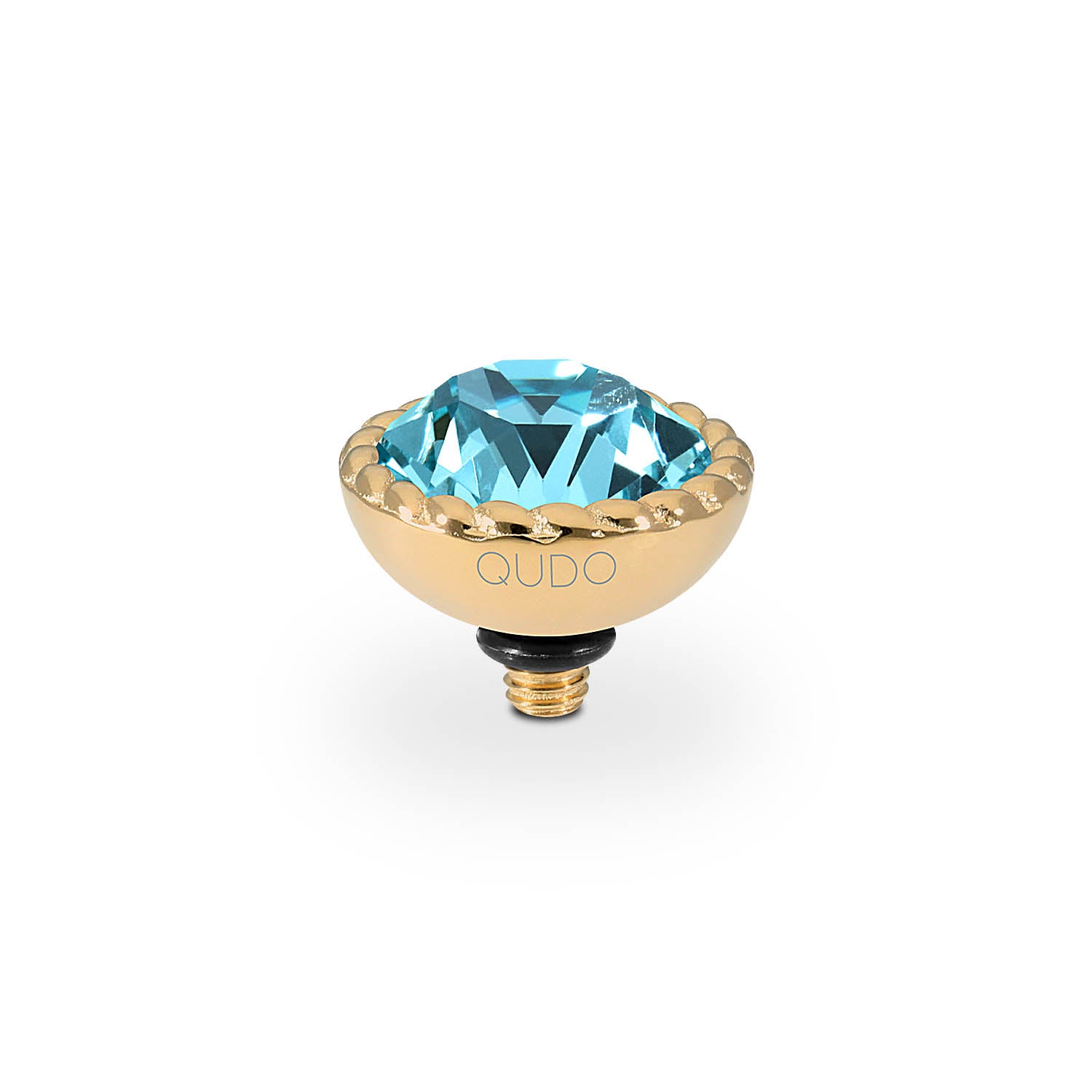 Bocconi Top 0.43" - Gold Light Turquoise