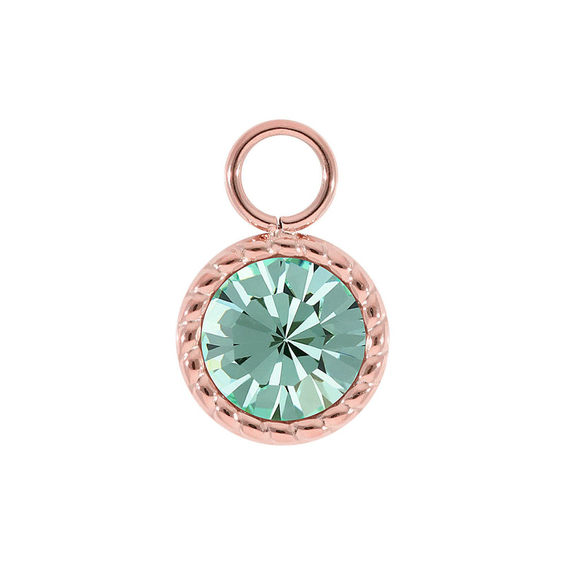 Bocconi Charm 0.43" - Rose Gold