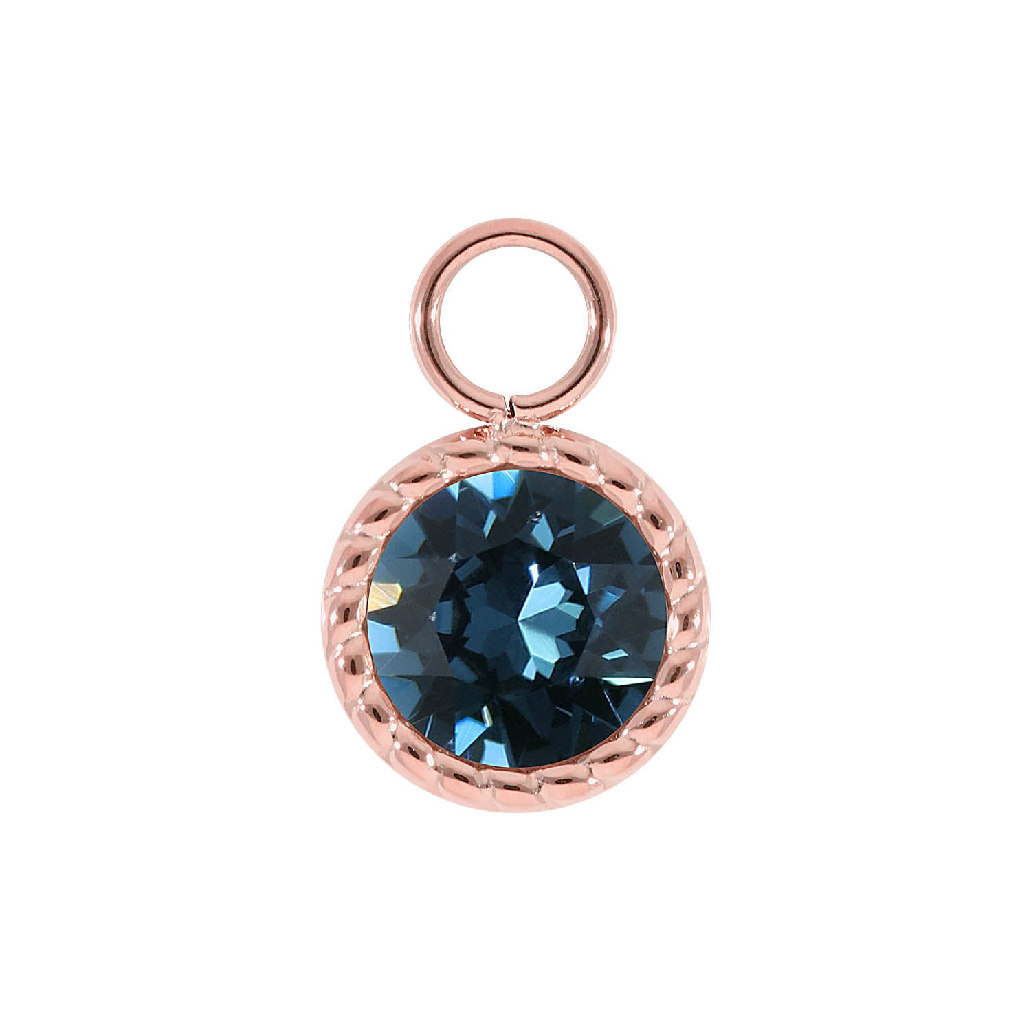Bocconi Charm 0.43" - Rose Gold montana