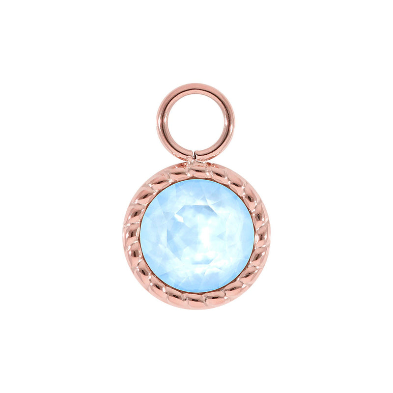 Bocconi Charm 0.43" - Rose Gold