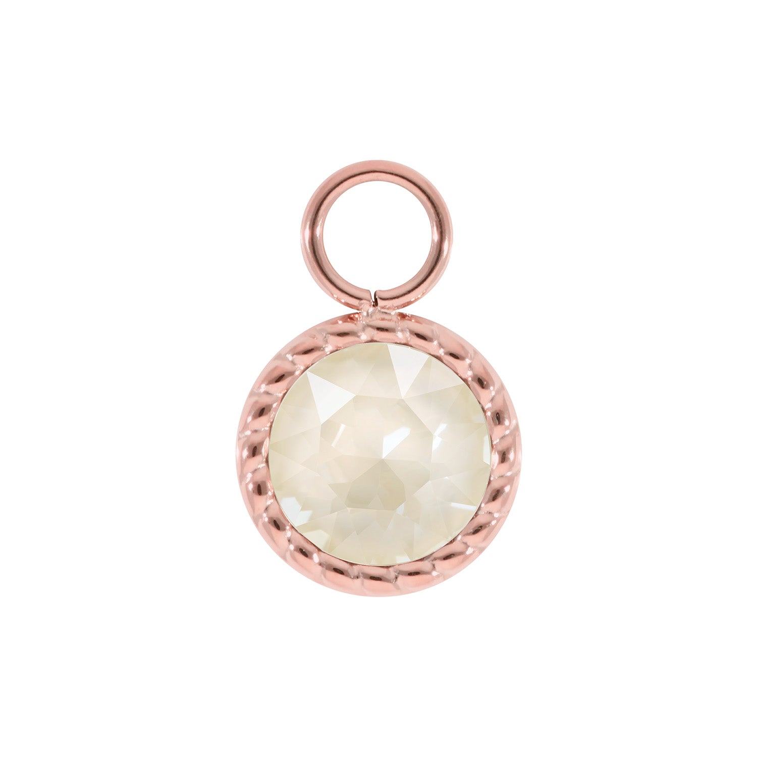 Bocconi Charm 0.43" - Rose Gold