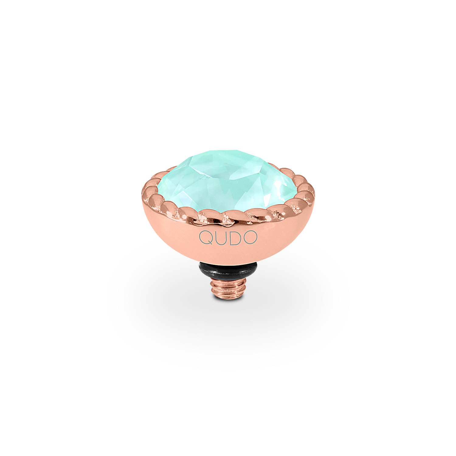Bocconi Top 0.43" - Rose Gold crystal soft mint ignite