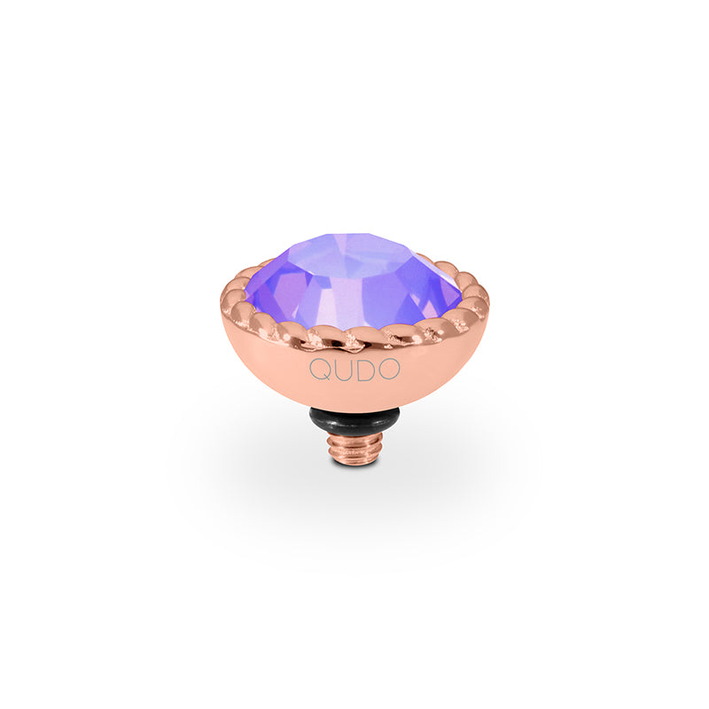 Bocconi Top 0.43" - Rose Gold Crystal Purple Ignite