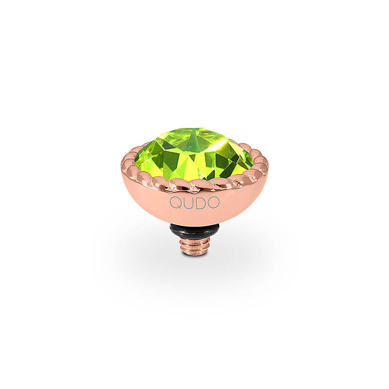 Bocconi Top 0.43" - Rose Gold Citrus Green