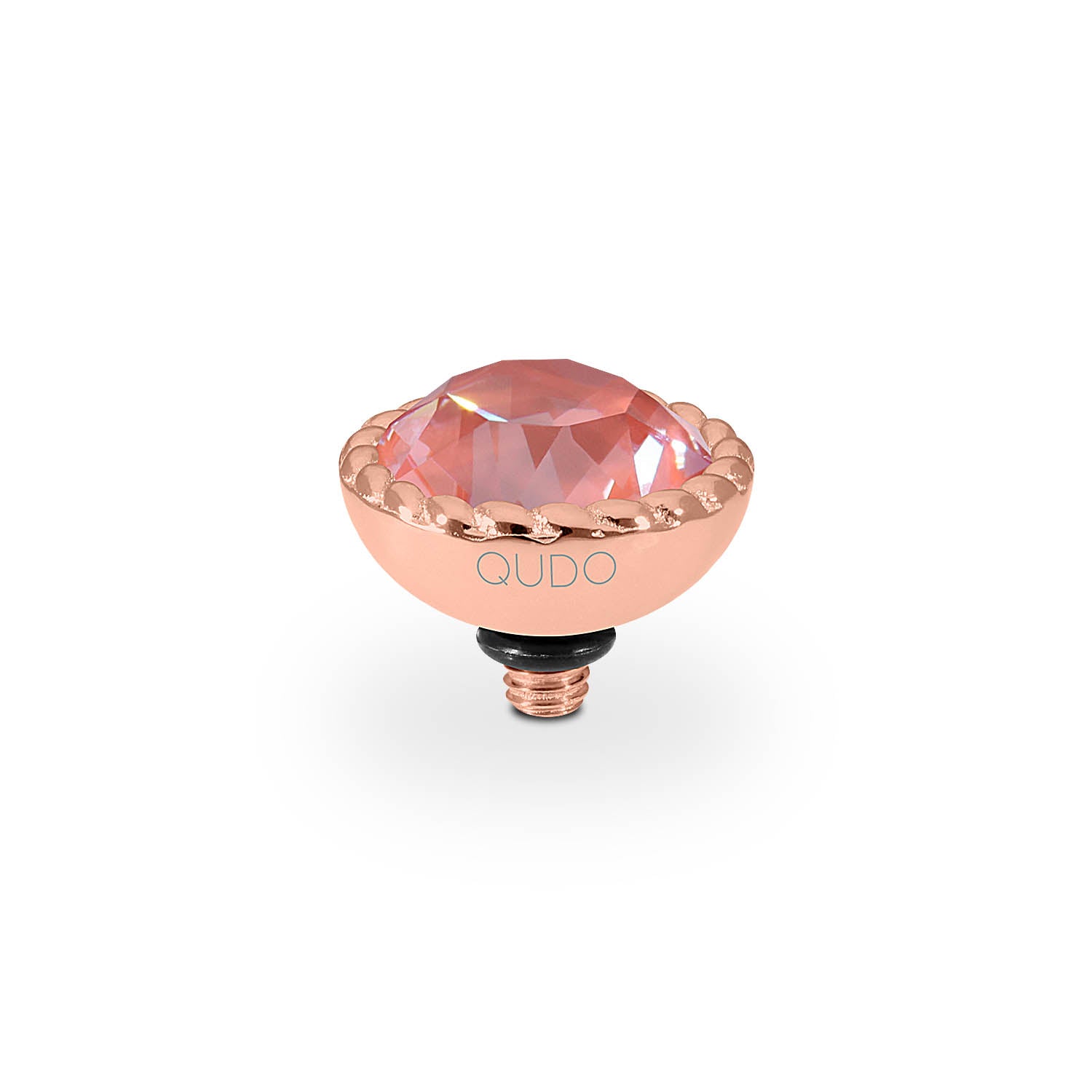 Bocconi Top 0.43" - Rose Gold crystal maroon ignite