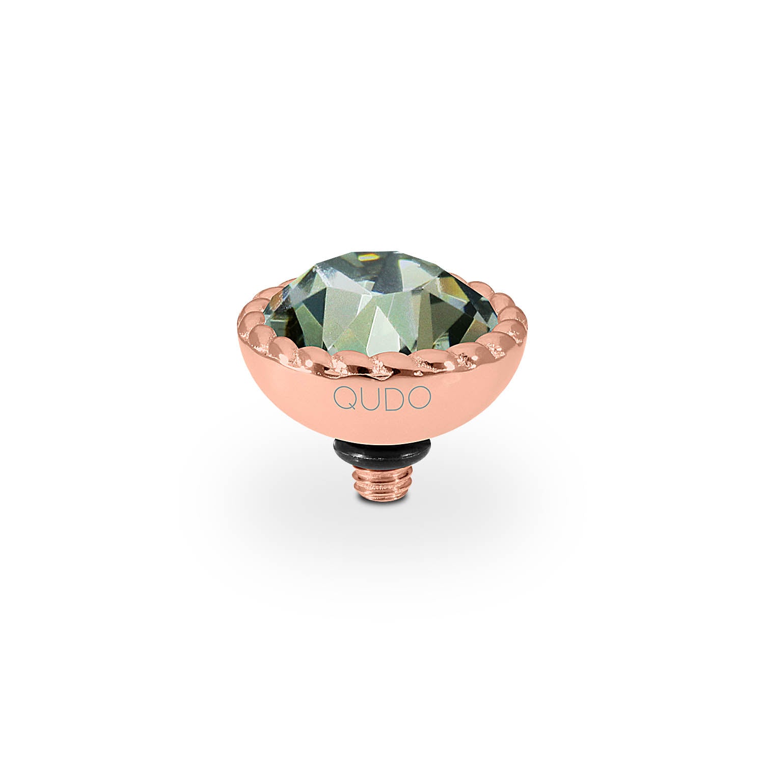 Bocconi Top 0.43" - Rose Gold black diamond