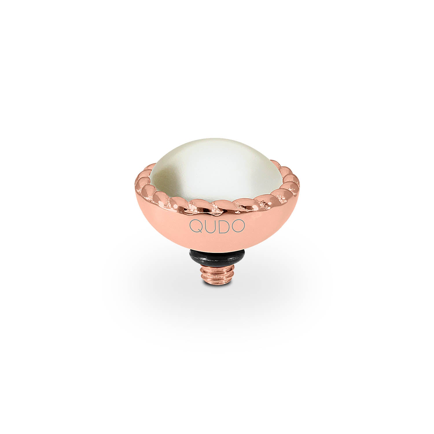 Bocconi Top 0.43" - Rose Gold cream pearl
