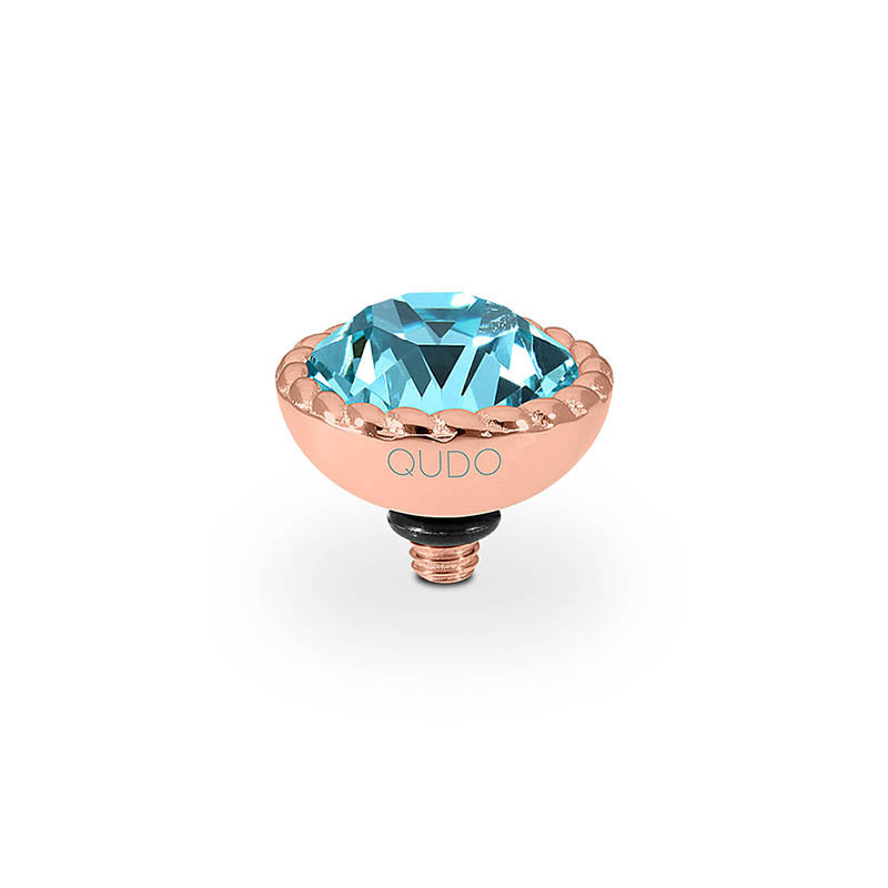 Bocconi Top 0.43" - Rose Gold Light Turquoise
