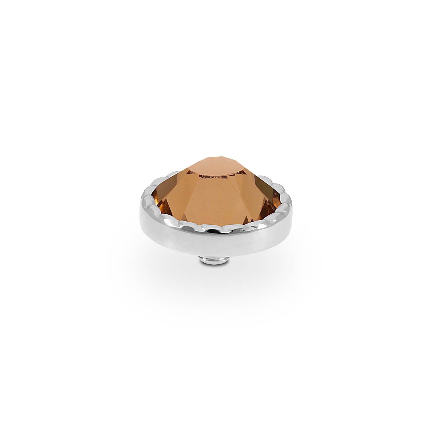 Bocconi Flat Top 0.35" - Silver