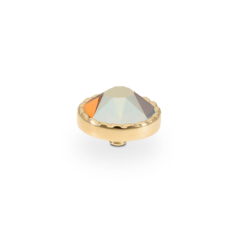 Bocconi Flat Top 0.35" - Gold metallic sunshine
