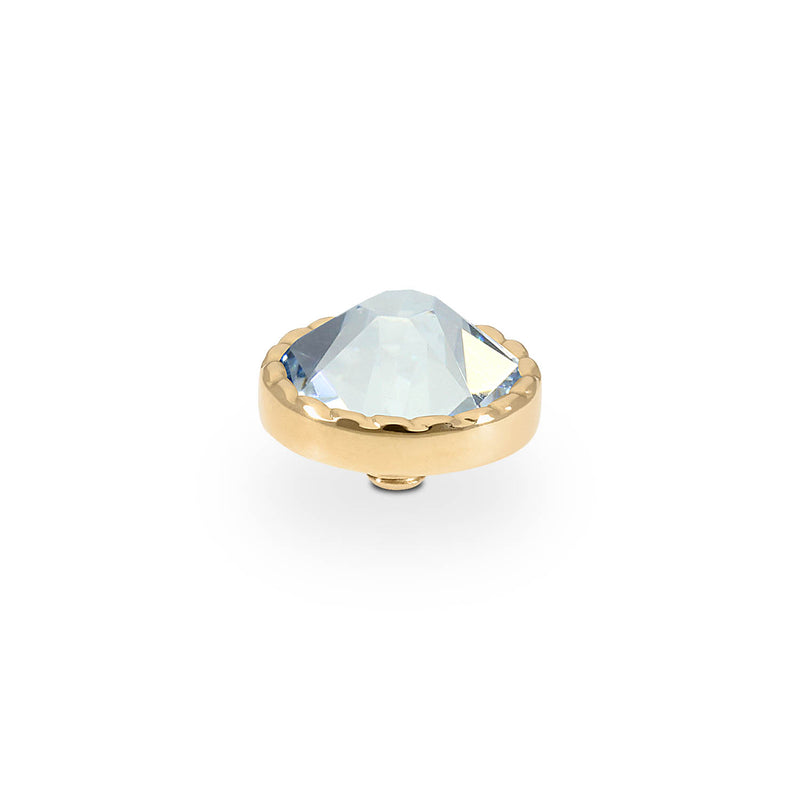 Bocconi Flat Top 0.35" - Gold blue shade