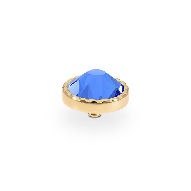 Bocconi Flat Top 0.35" - Gold sapphire
