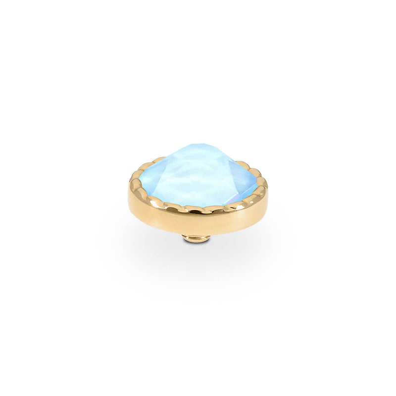 Bocconi Flat Top 0.35" - Gold crystal sky ignite