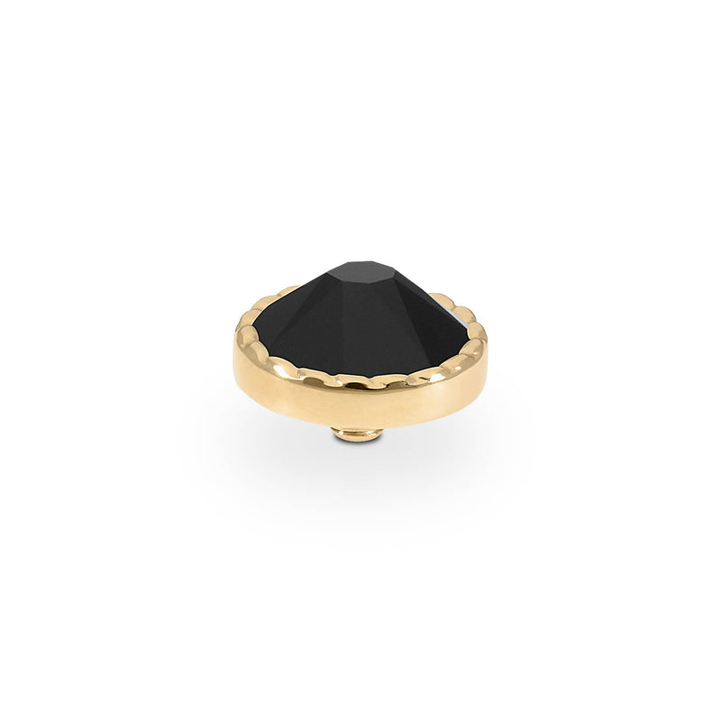 Bocconi Flat Top 0.35" - Gold jet