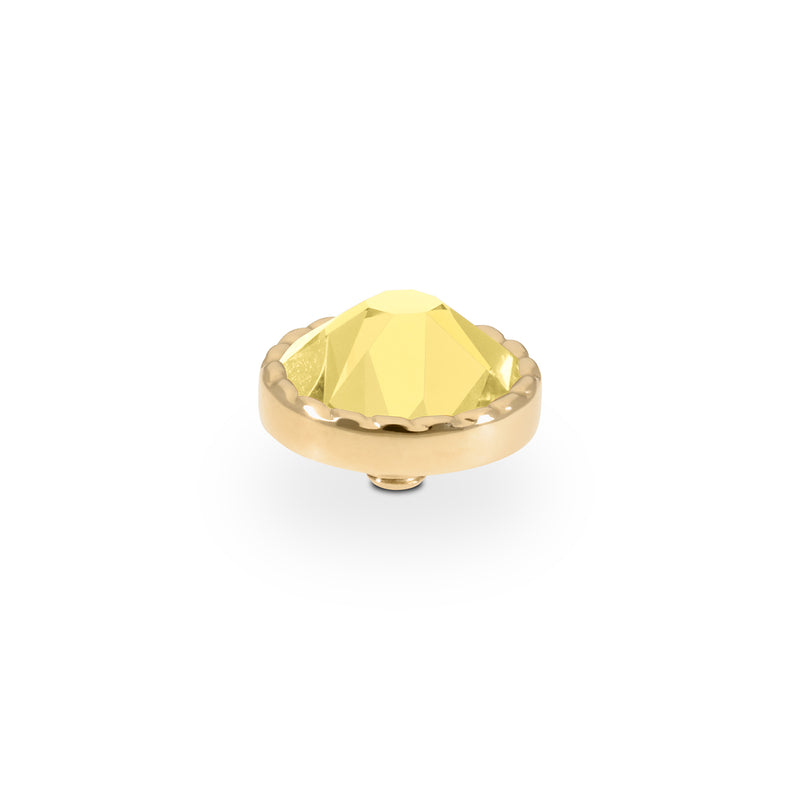 Bocconi Flat Top 0.35" - Gold Recreated Dark Jonquil