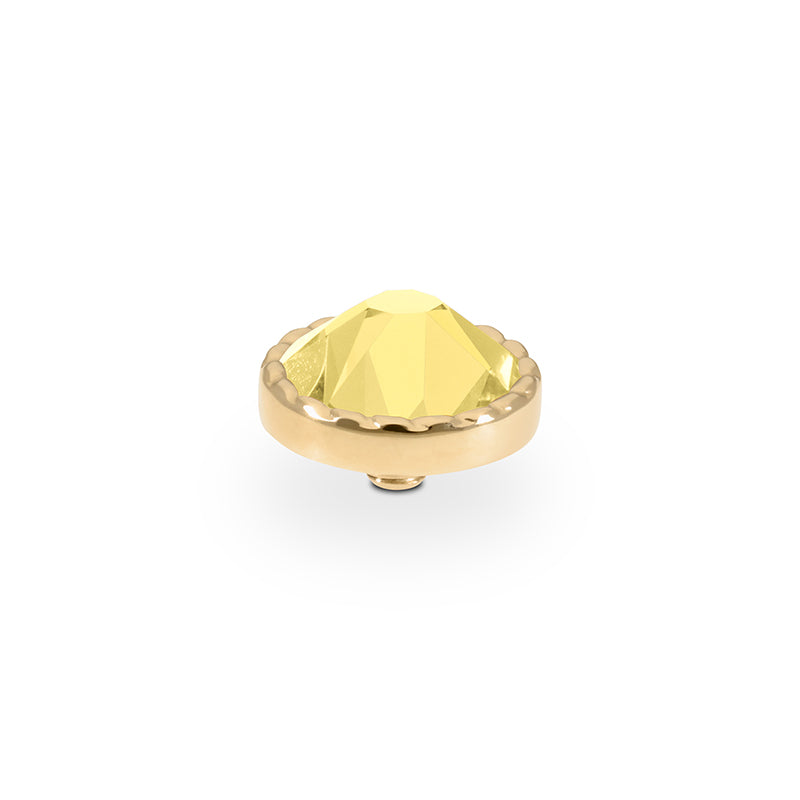 Bocconi Flat Top 0.35" - Gold Recreated Dark Jonquil