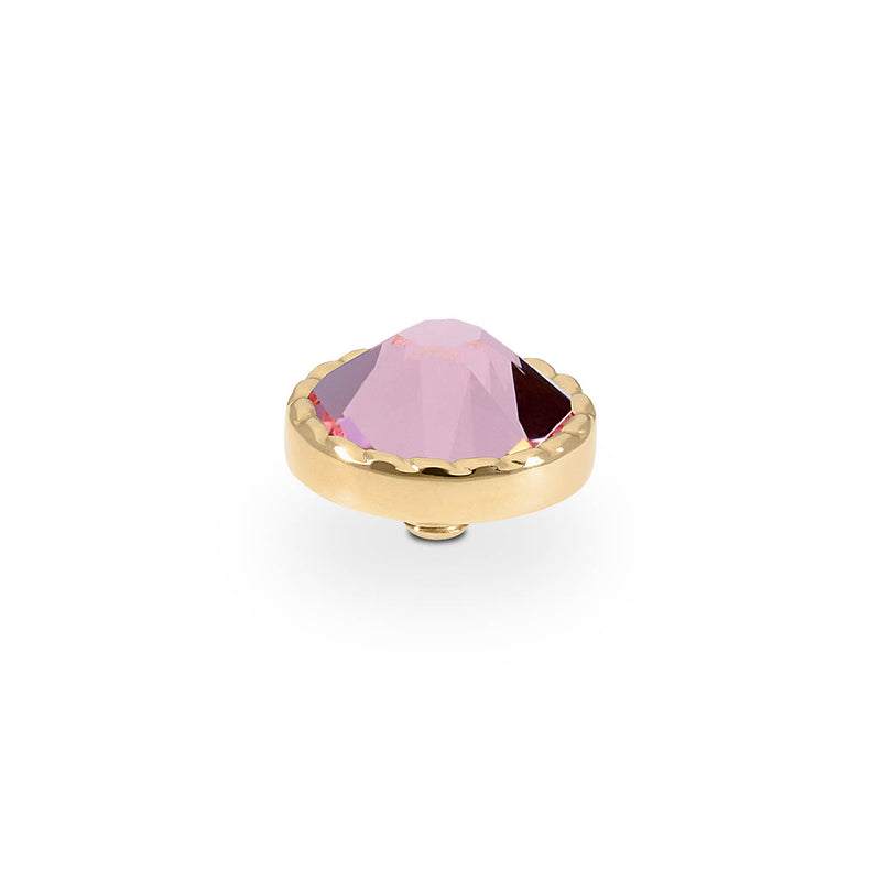 Bocconi Flat Top 0.35" - Gold Light Rose