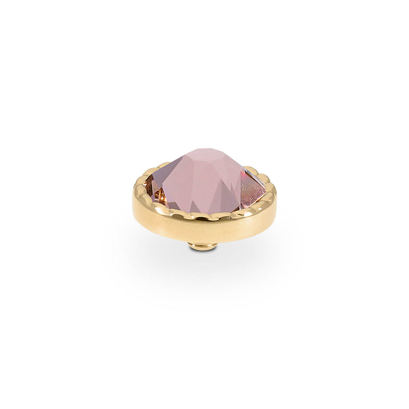 Bocconi Flat Top 0.35" - Gold vintage rose