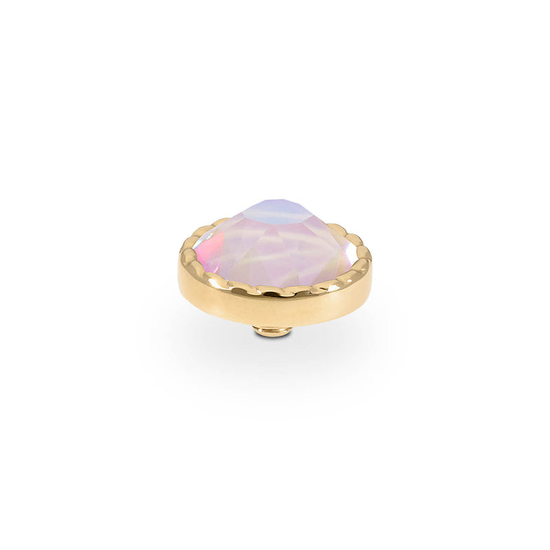 Bocconi Flat Top 0.35" - Gold dusty pink delite