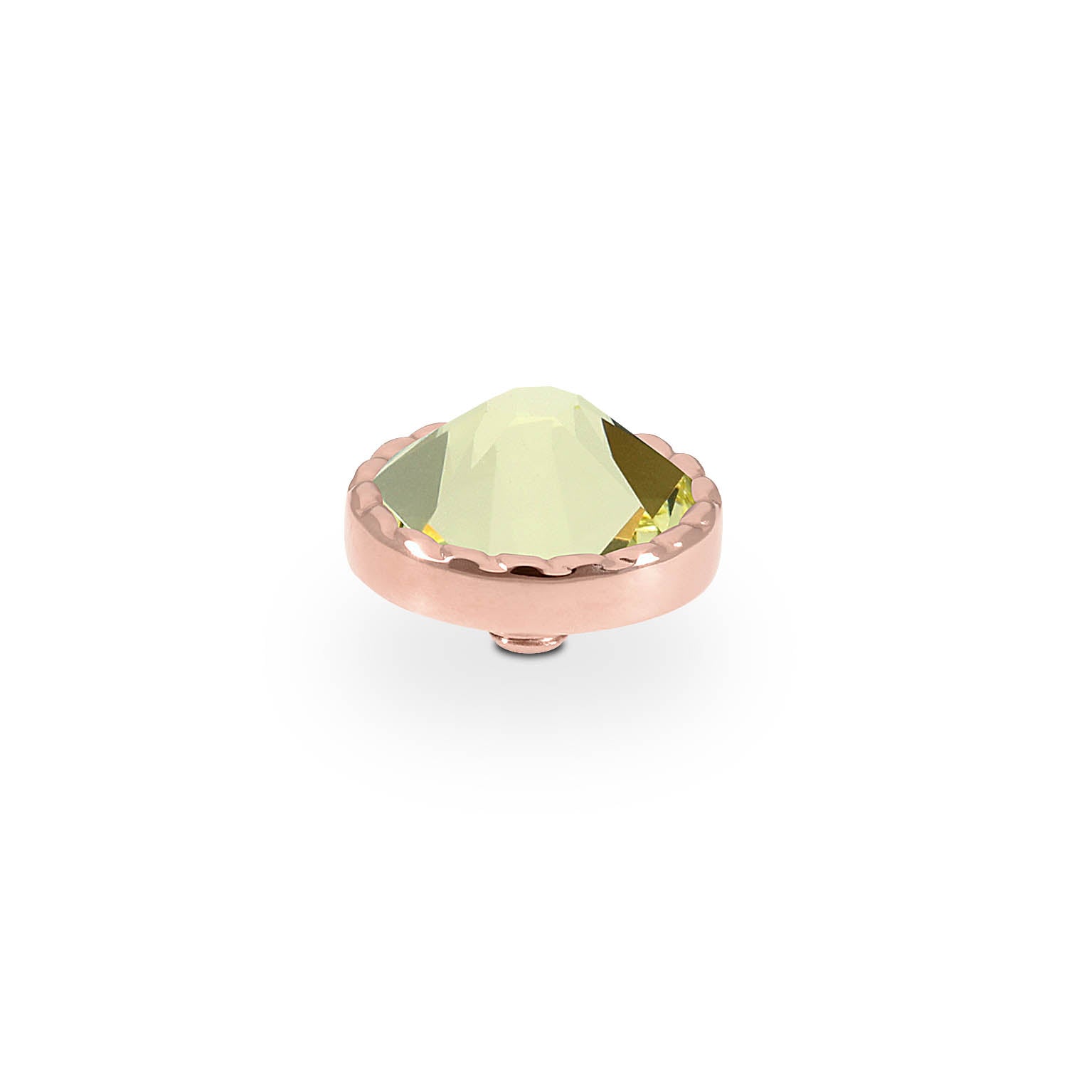 Bocconi Flat Top 0.35" - Rose Gold Jonquil