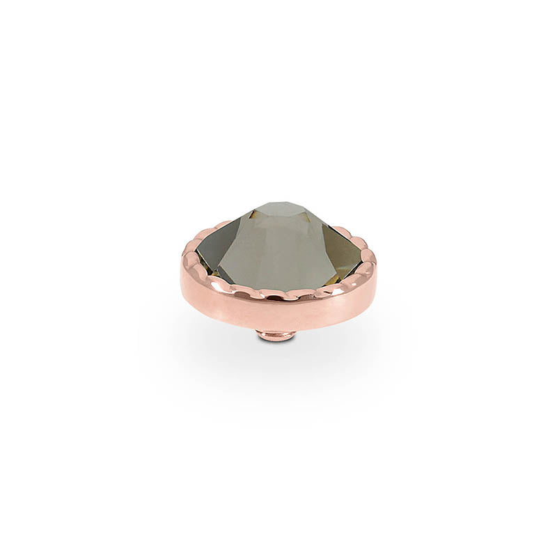 Bocconi Flat Top 0.35" - Rose Gold Greige