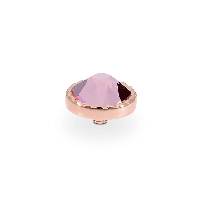 Bocconi Flat Top 0.35" - Rose Gold Light Rose