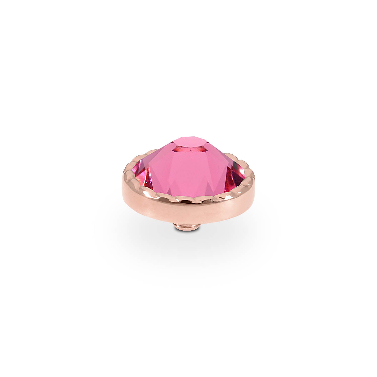 Bocconi Flat Top 0.35" - Rose Gold rose