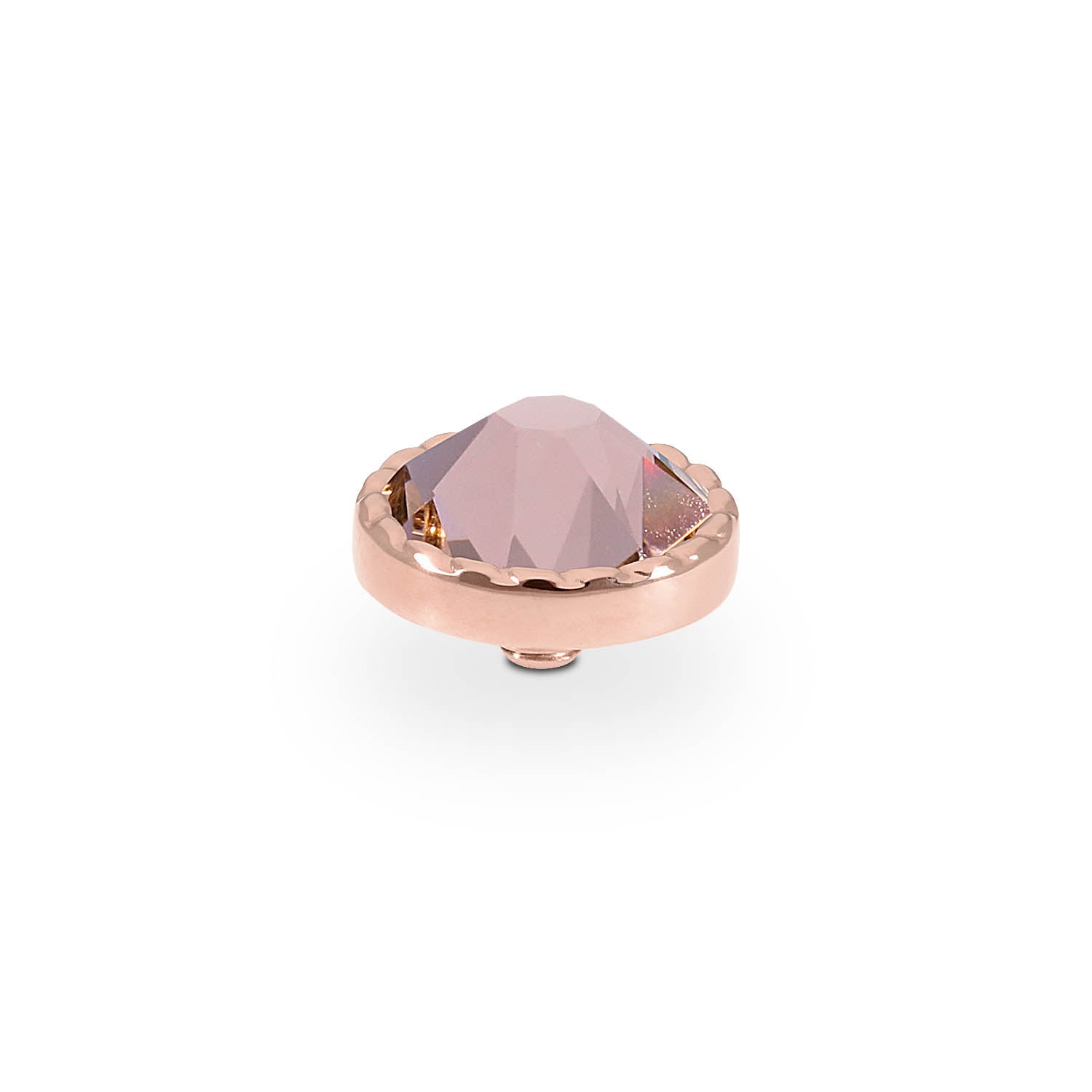 Bocconi Flat Top 0.35" - Rose Gold vintage rose