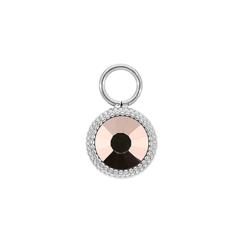 Fabero flat 0.4" charm - Silver