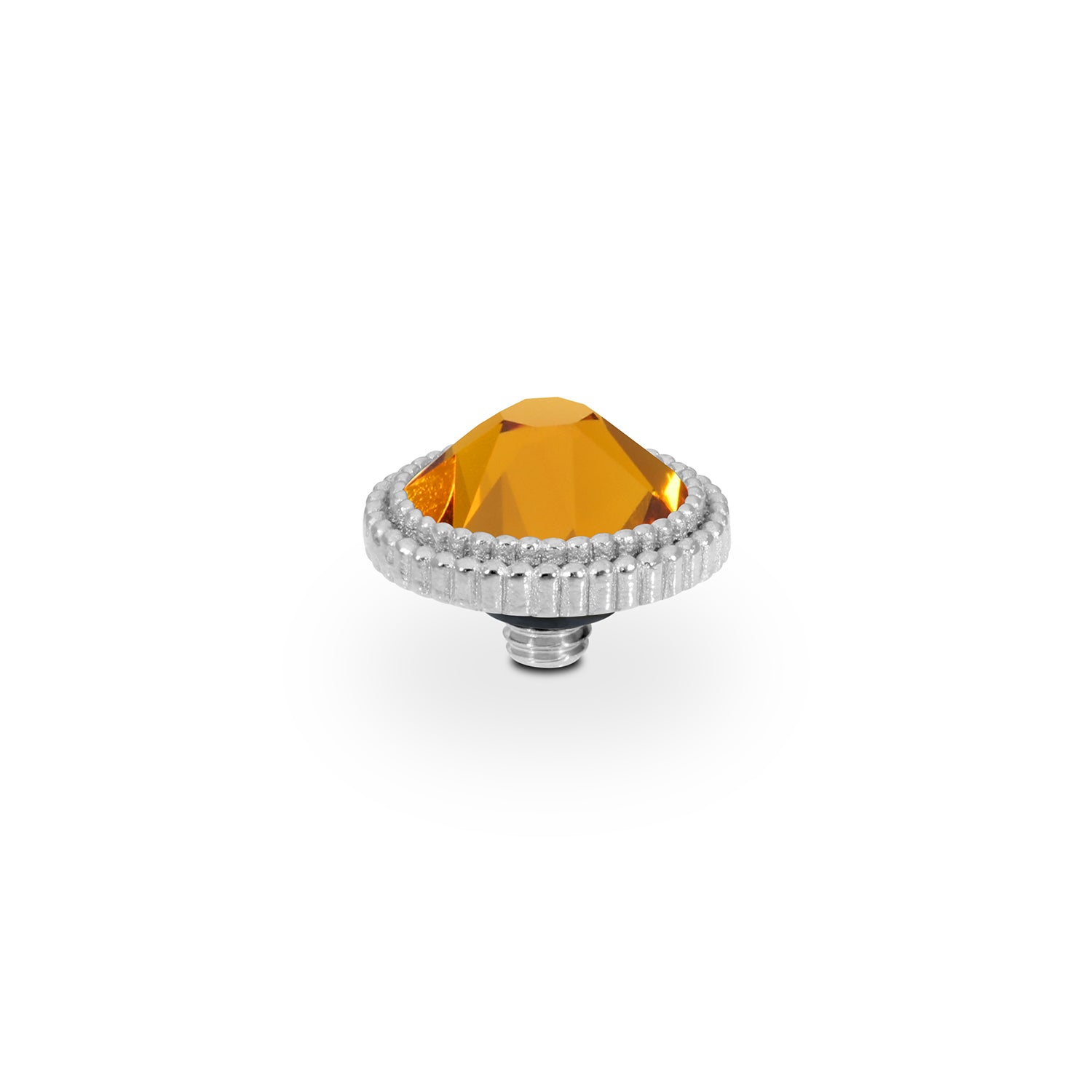 Fabero Flat Top 0.4" - Silver Topaz
