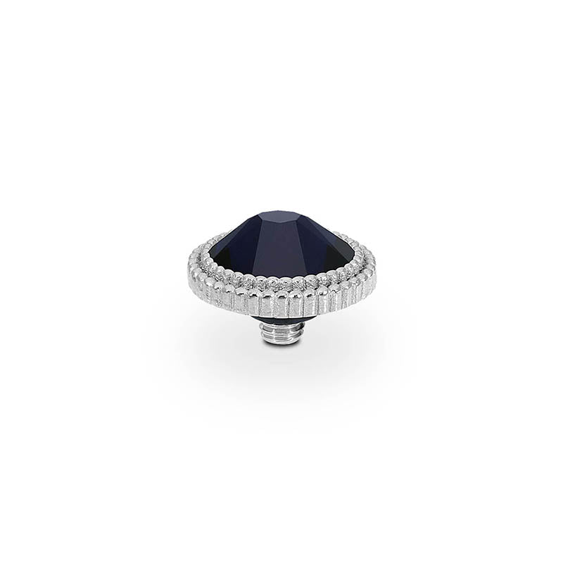 Fabero Flat Top 0.4" - Silver Dark Indigo