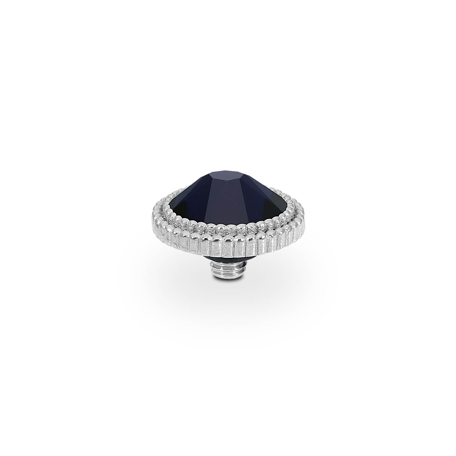 Fabero Flat Top 0.4" - Silver Dark Indigo
