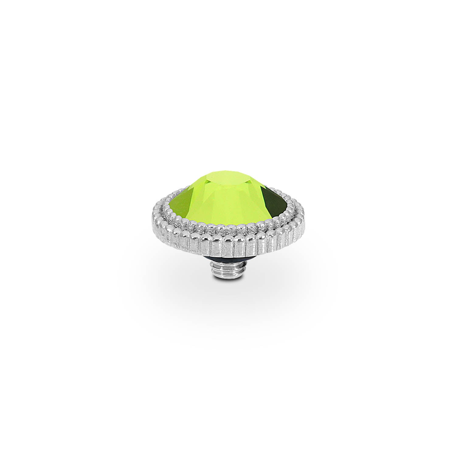 Fabero Flat Top 0.4" - Silver Citrus Green