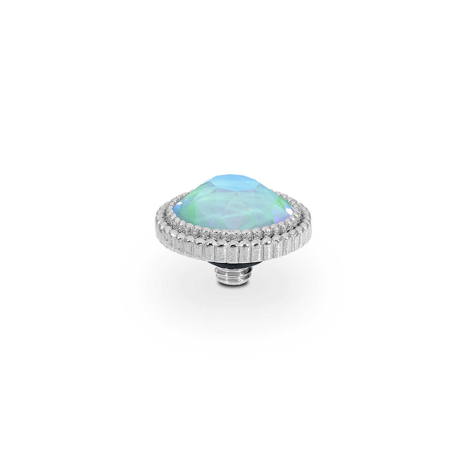 Fabero Flat Top 0.4" - Silver silky sage delite
