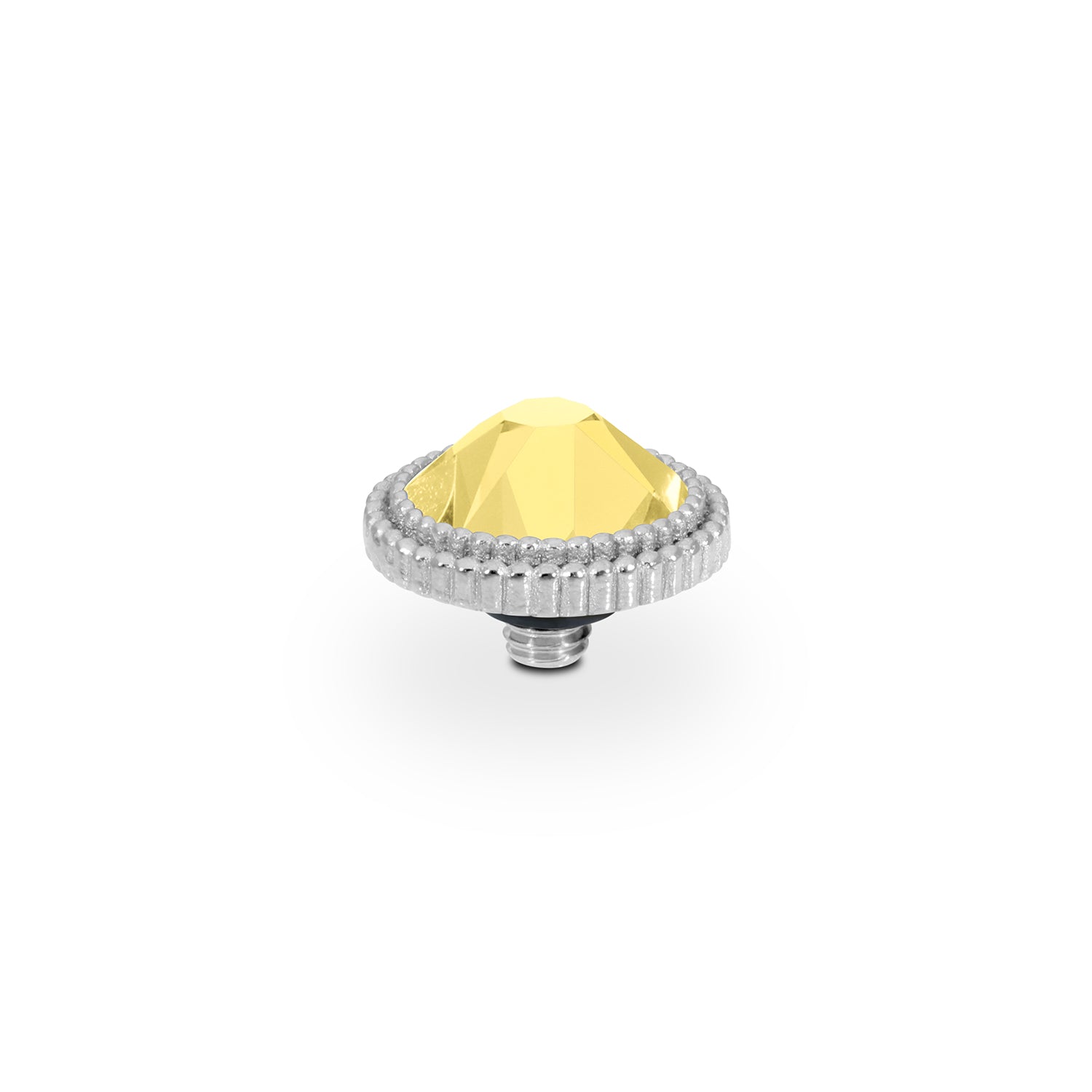 Fabero Flat Top 0.4" - Silver Recreated Dark Jonquil