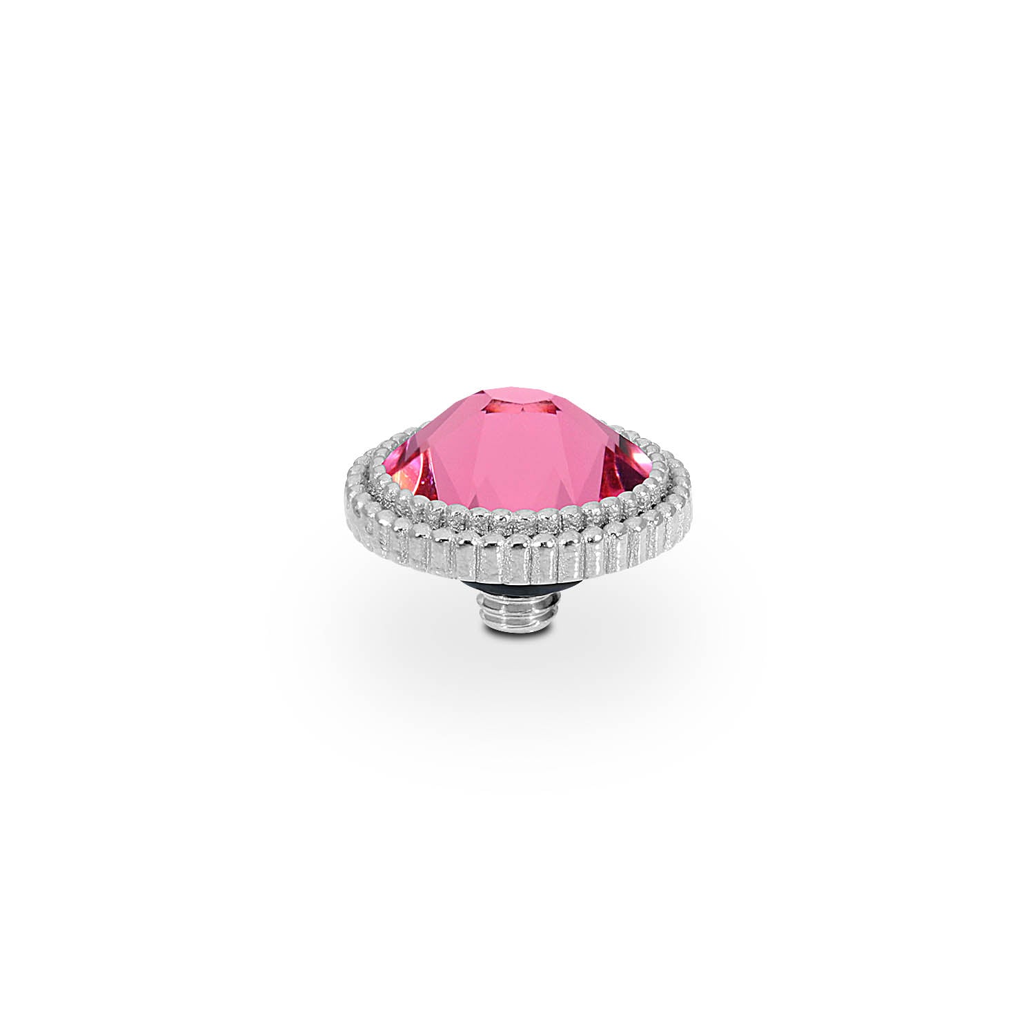Fabero Flat Top 0.4" - Silver rose