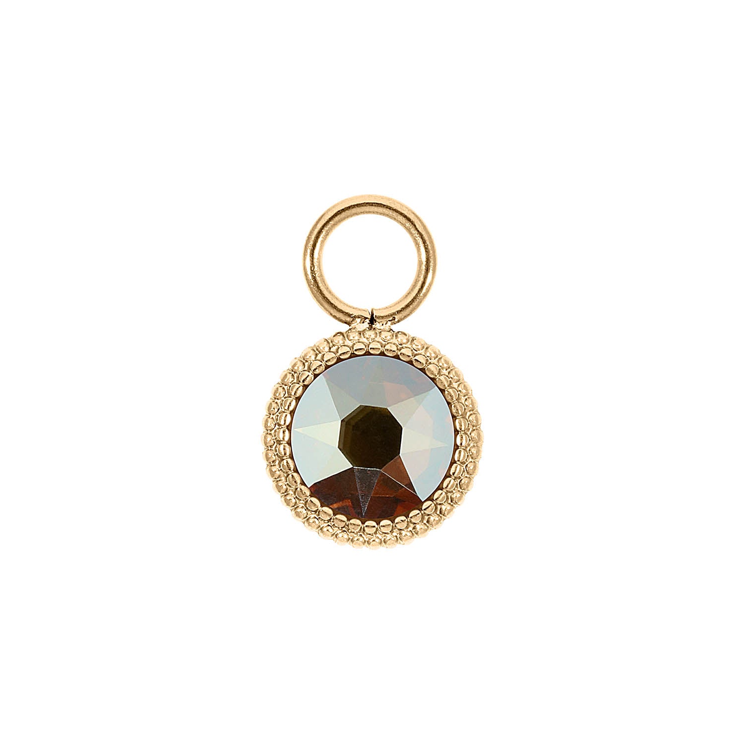 Fabero Flat Charm 0.4" - Gold metallic sunshine
