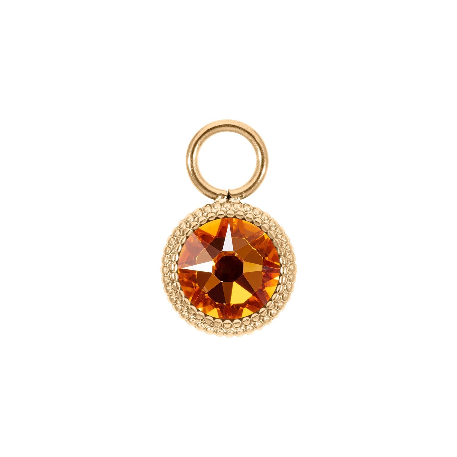 Fabero Flat Charm 0.4" - Gold