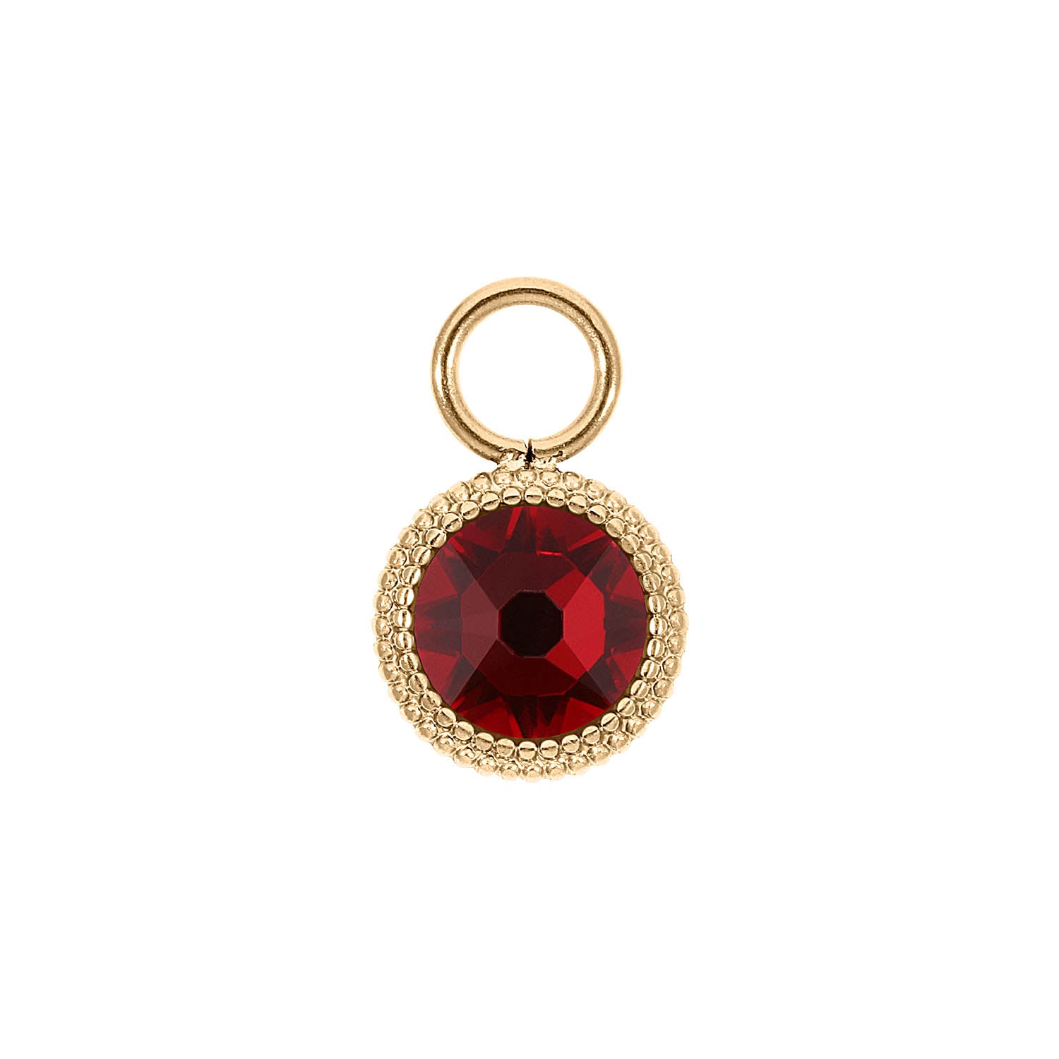 Fabero Flat Charm 0.4" - Gold Siam