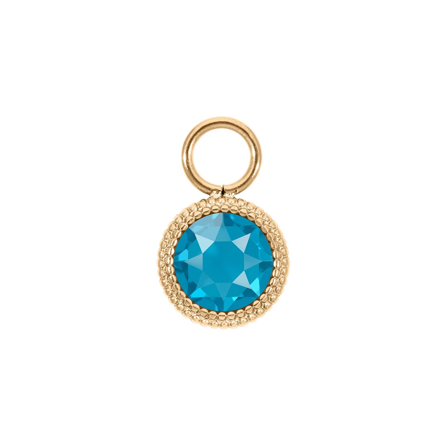 Fabero Flat Charm 0.4" - Gold