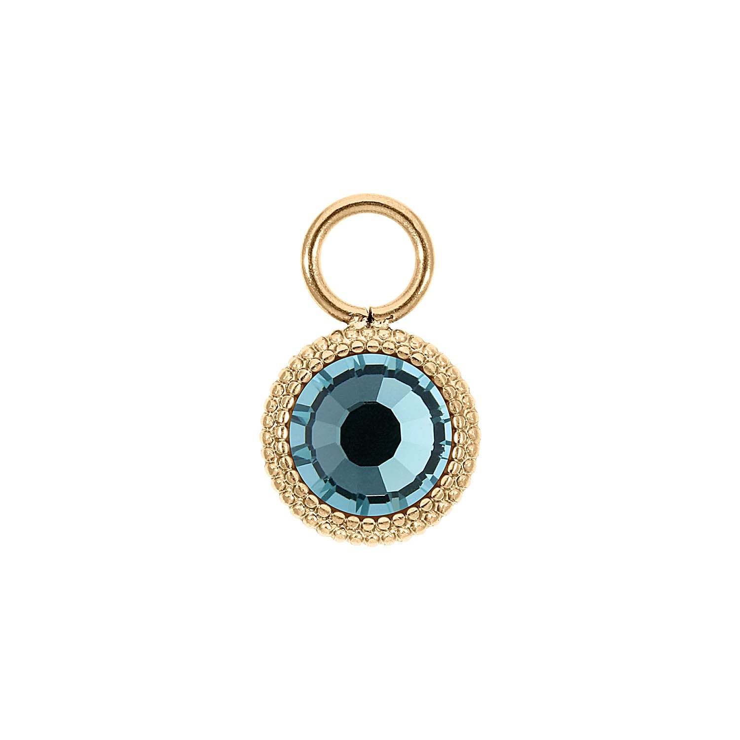 Fabero Flat Charm 0.4" - Gold