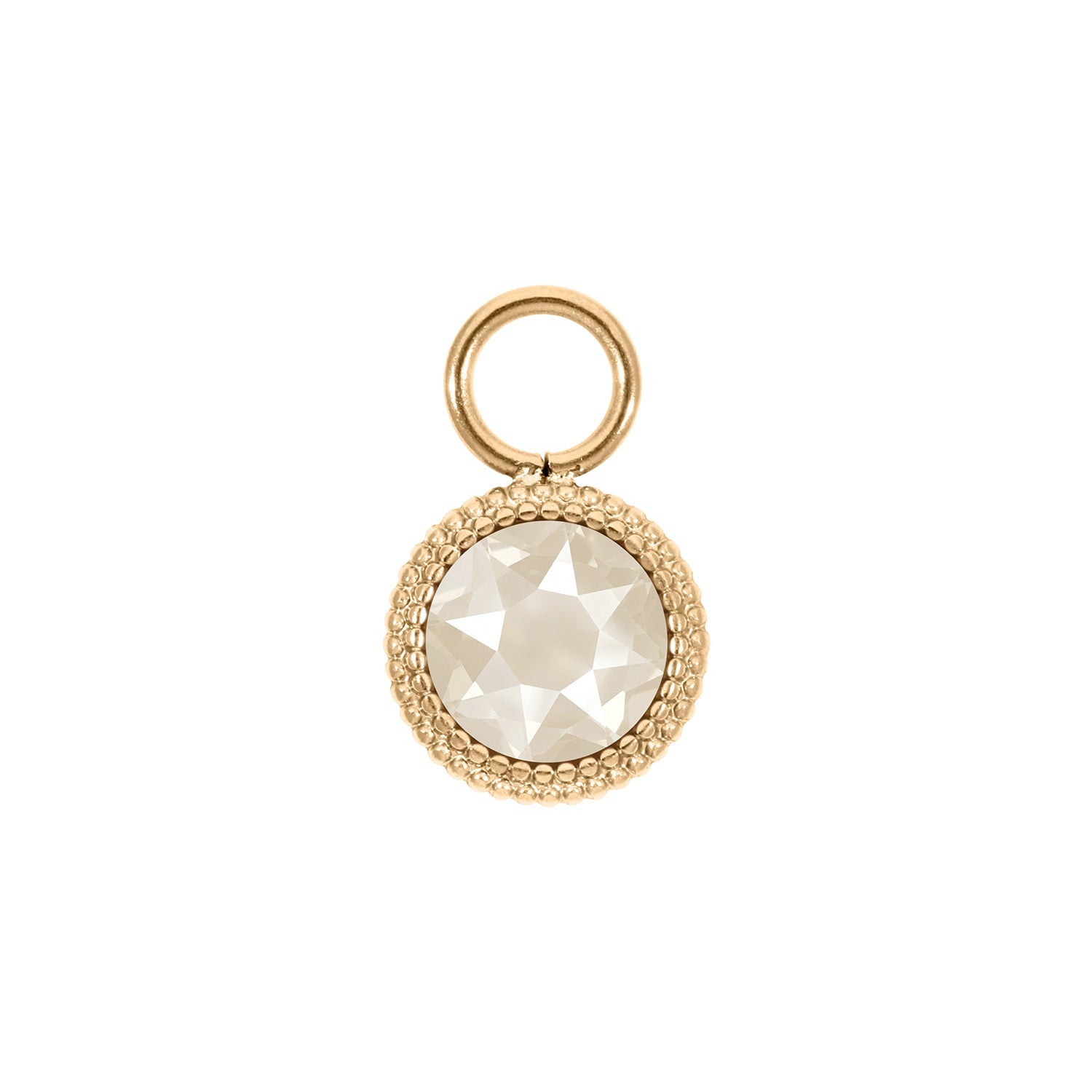 Fabero Flat Charm 0.4" - Gold