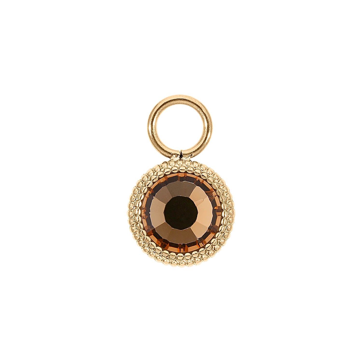 Fabero Flat Charm 0.4" - Gold